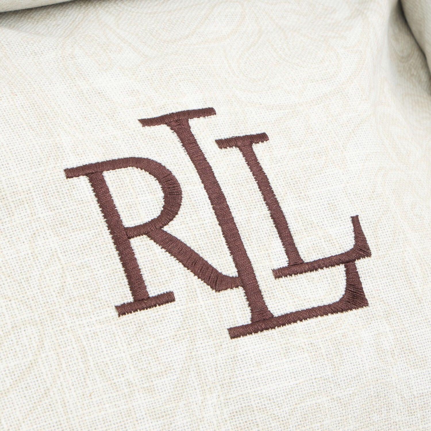 Lauren Ralph Lauren Cream Paisley Pattern Pet Bed 61x50cm