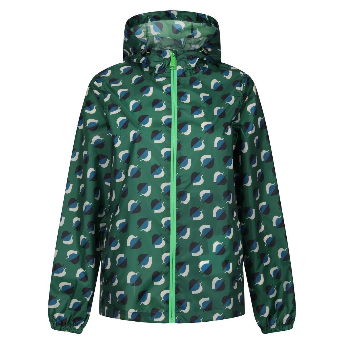 Regatta Orla Kiely Lightweight Waterproof Geometric Hooded Jacket UK10 UKSmall
