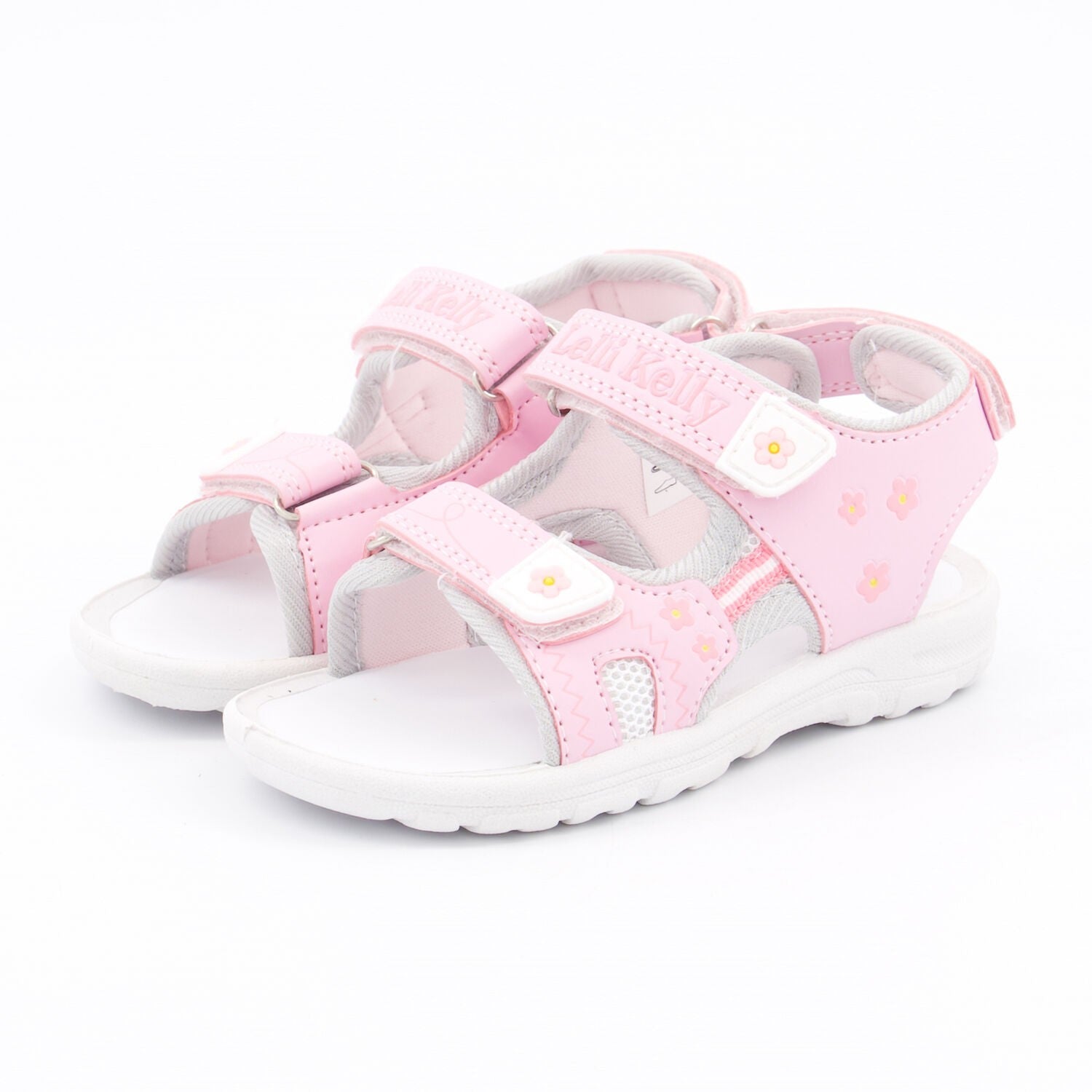 Lelli Kelly Pink Flowers Sandals Size Infant 10  RRP £39.90  NEW