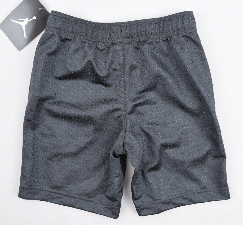 NIKE JORDAN Boys' Basketball Style Shorts, Dark Grey, size 4 years
