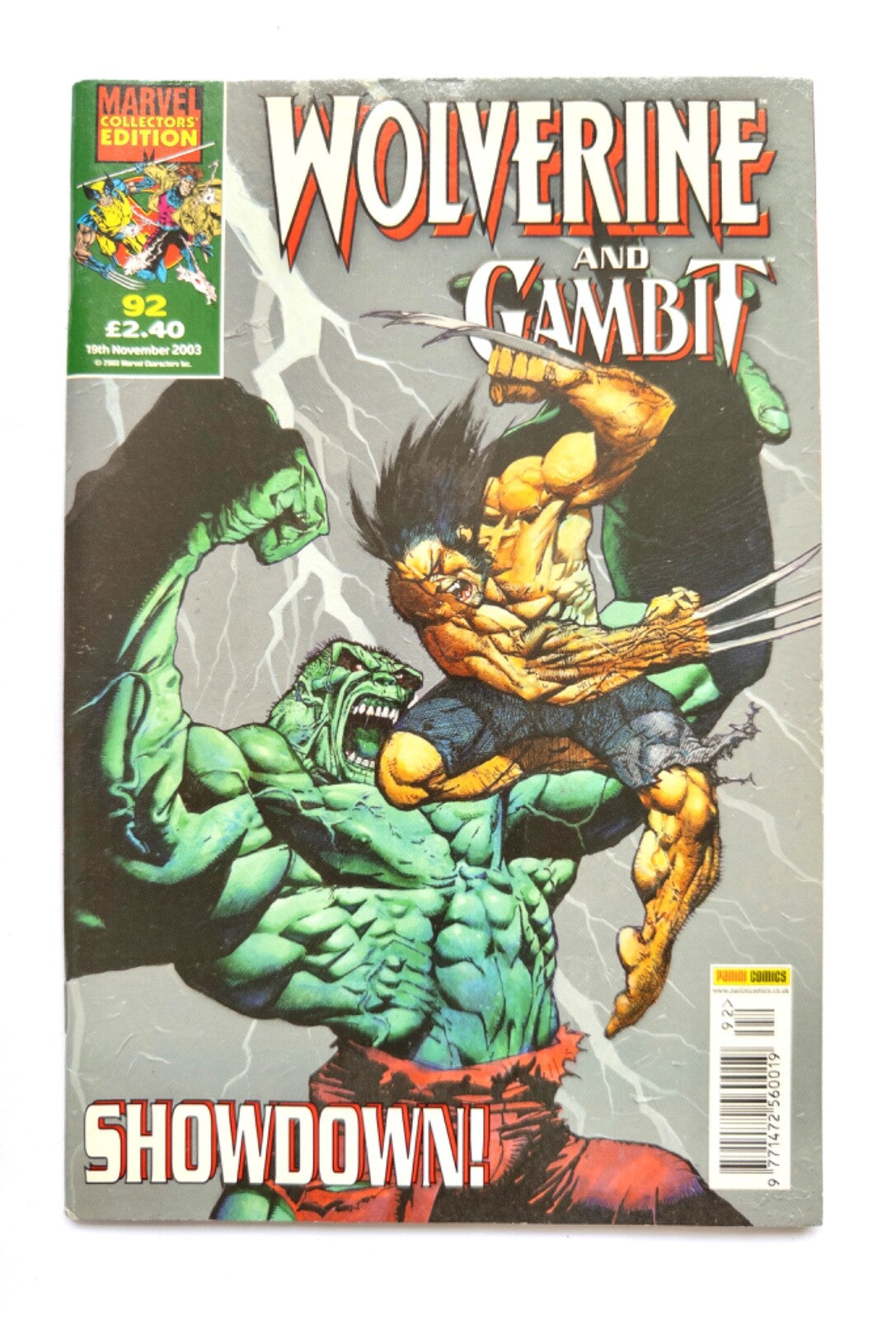 Marvel Collectors Edition Wolverine and Gambit comics