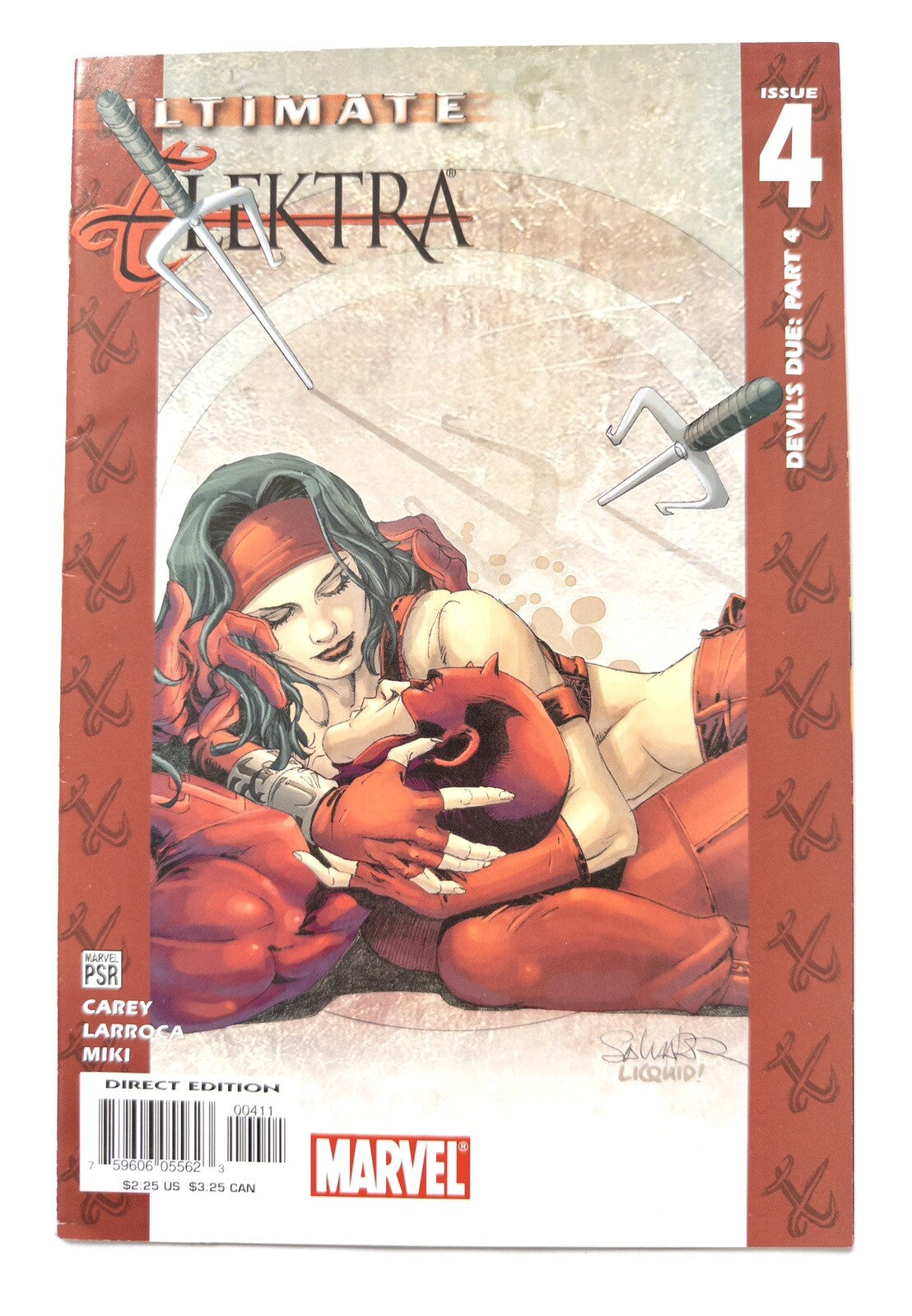 ULTIMATE ELEKTRA Marvel Comic