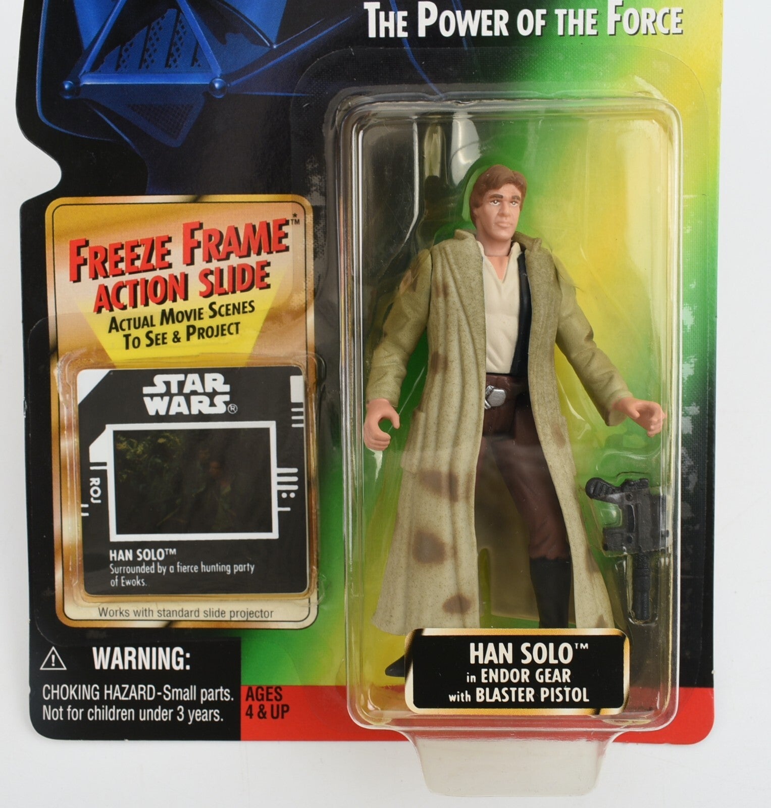 Star Wars: The Power of The Force - HAN SOLO in Endor Gear, Kenner (1997)