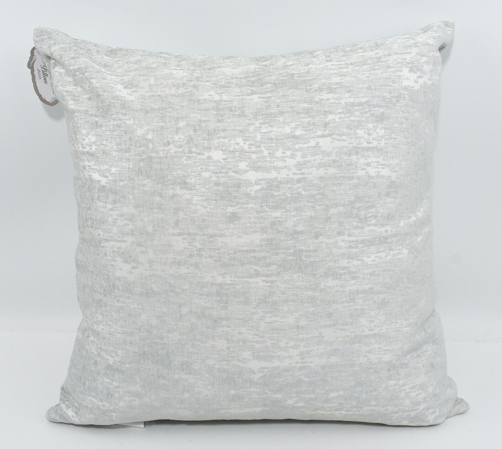 JINDA Duck Feather Rectangle Square Cushion, Light Silver Pastel Green, 50x50cm