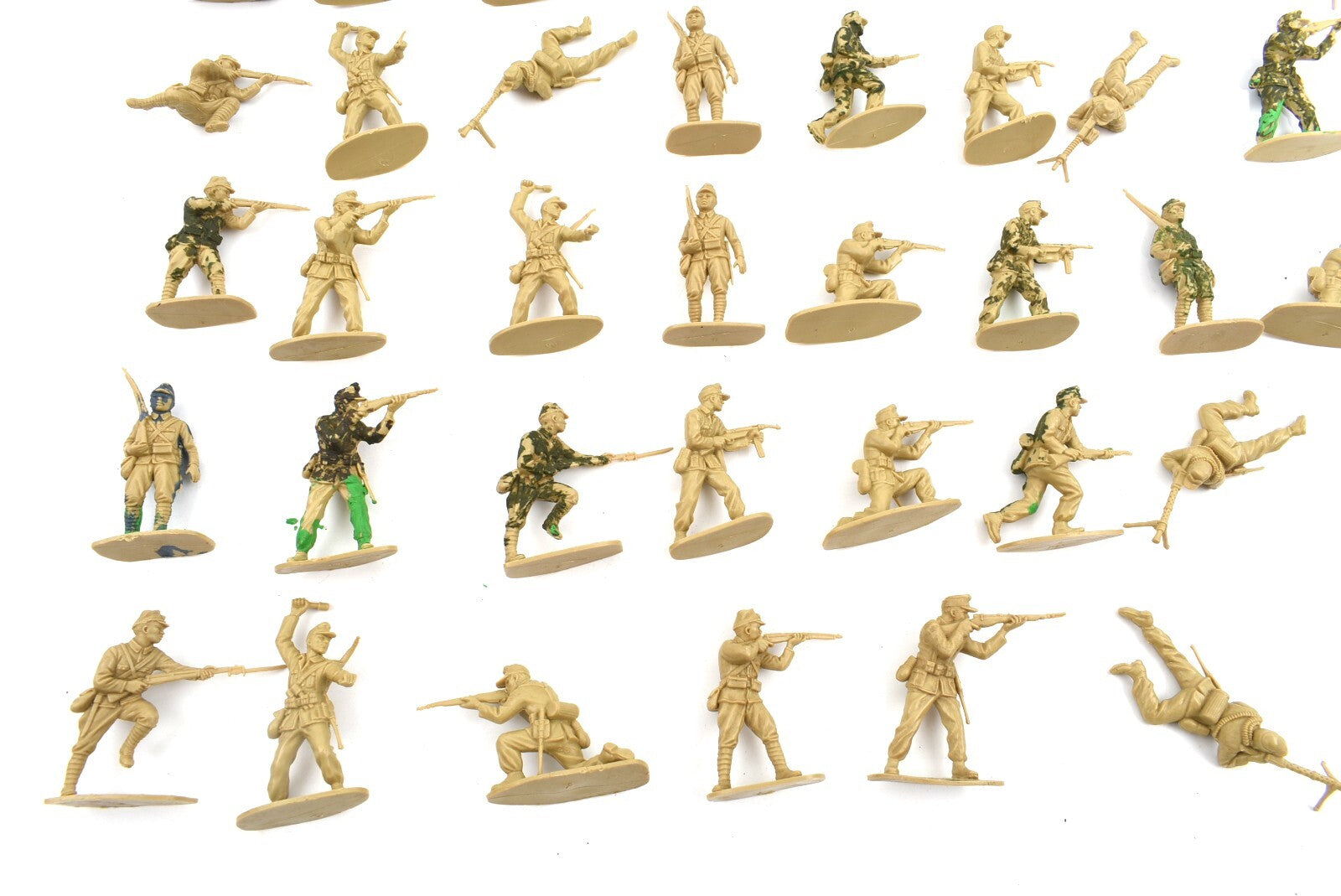 50x Vintage Toy Soldiers Bundle, German WW2 Infantry