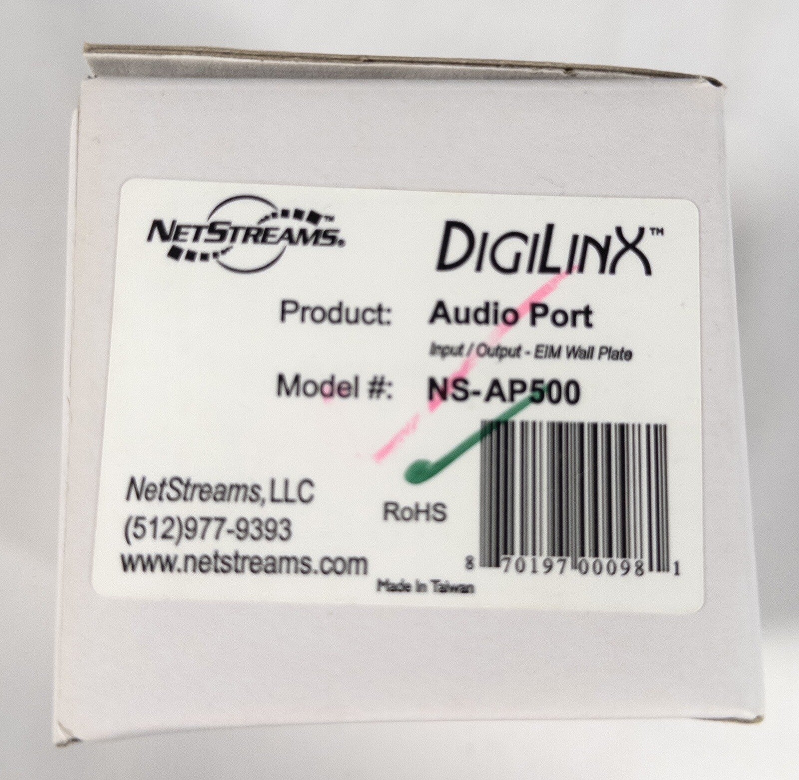 NETSTREAMS DIGILINX Audio Port NS-AP500