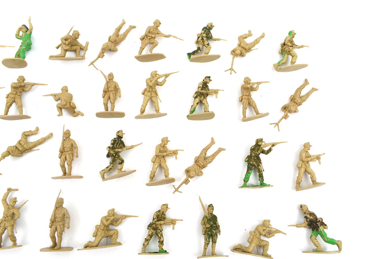 50x Vintage Toy Soldiers Bundle, German WW2 Infantry