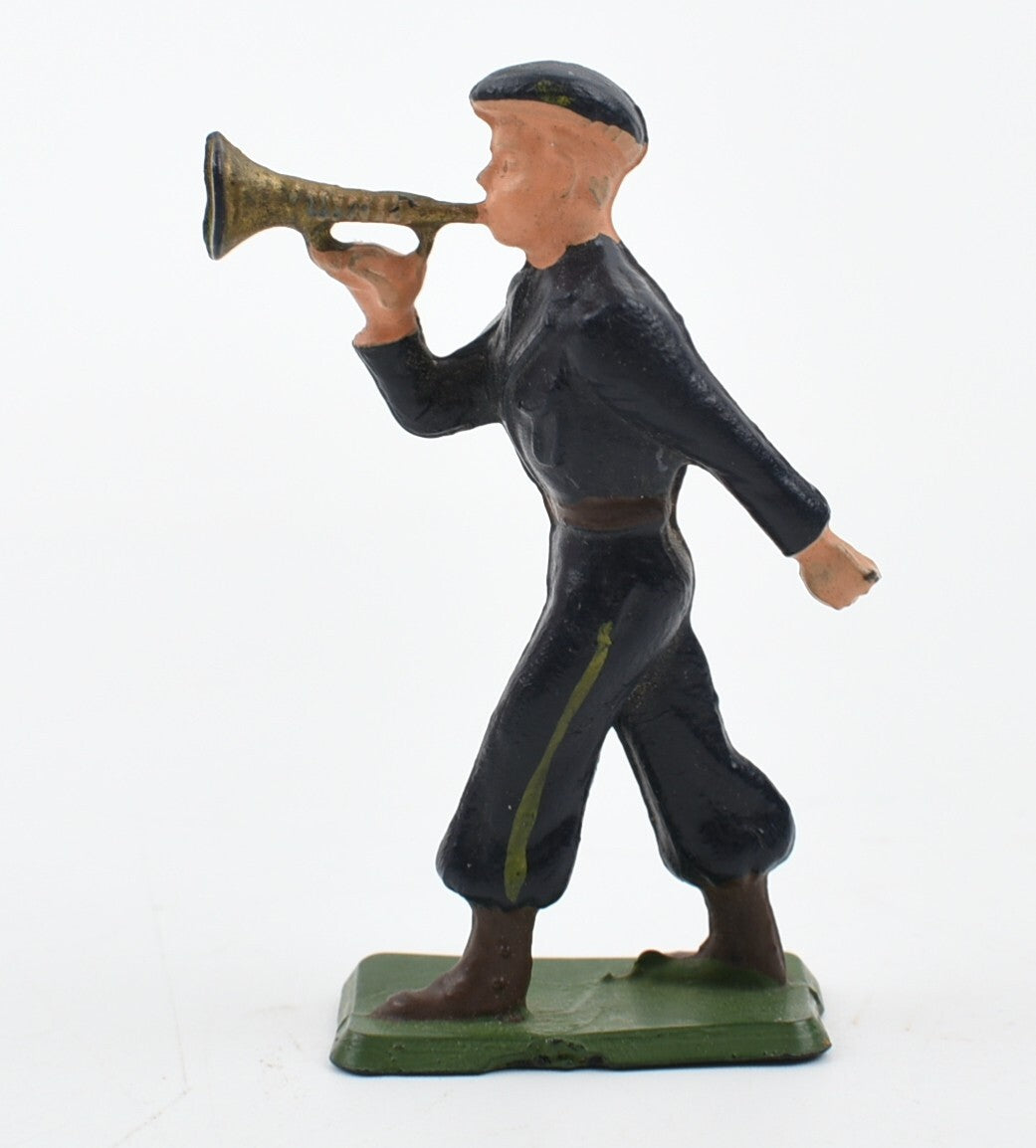 STARLUX French Commando Soldier with Trumpet /Vintage Toy Soldier