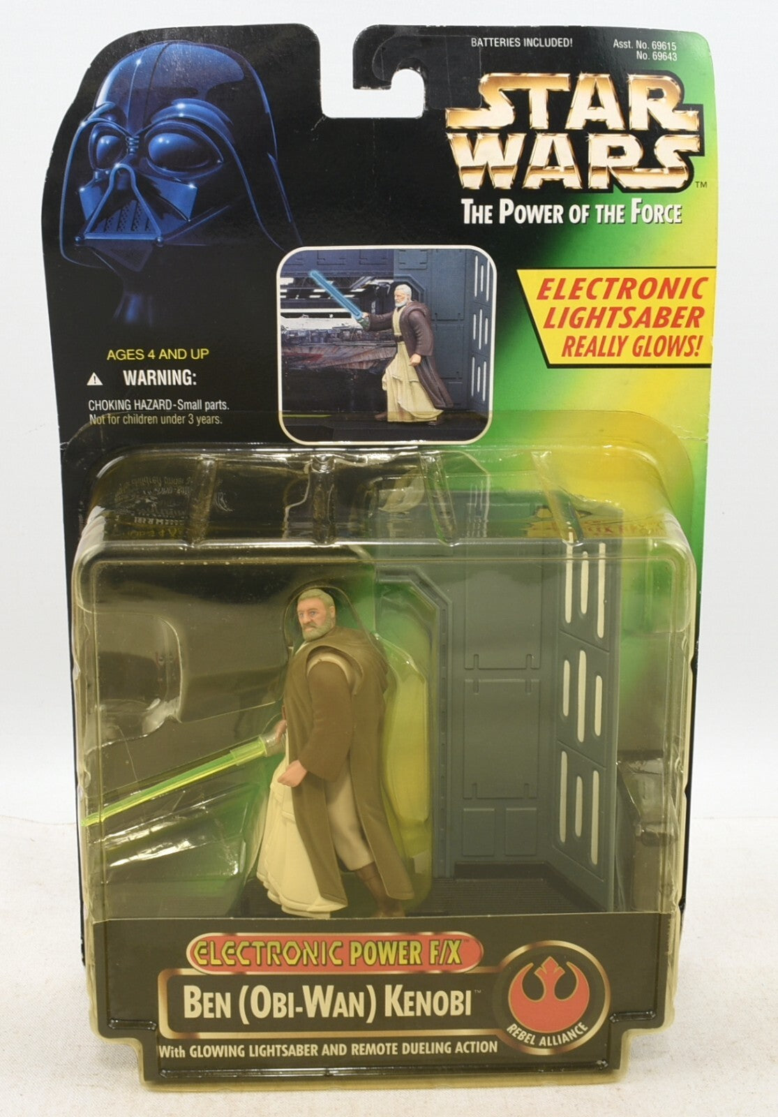 Star Wars Power of the Force - Electronic F/X BEN OBBI-WAN KENOBI Action Figure