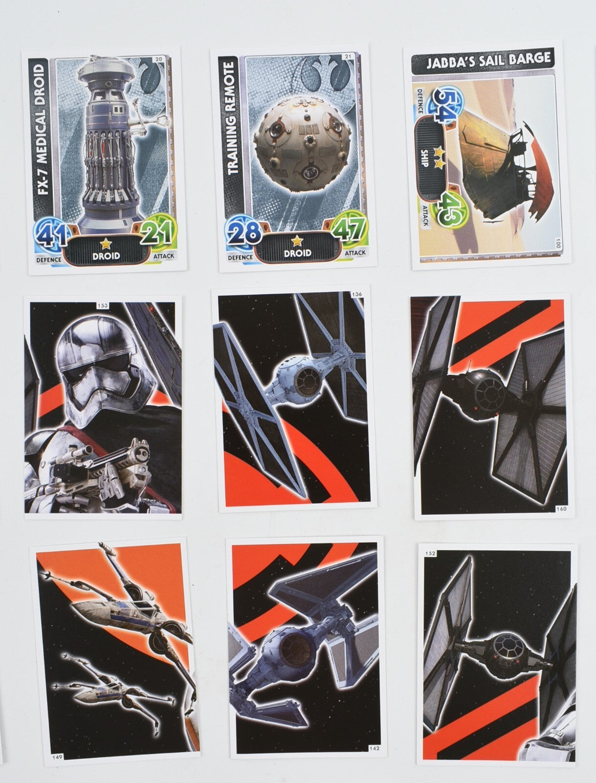 Topps Star Wars Force Attax Universe Trading Cards Bundle, Tin + 50 Cards
