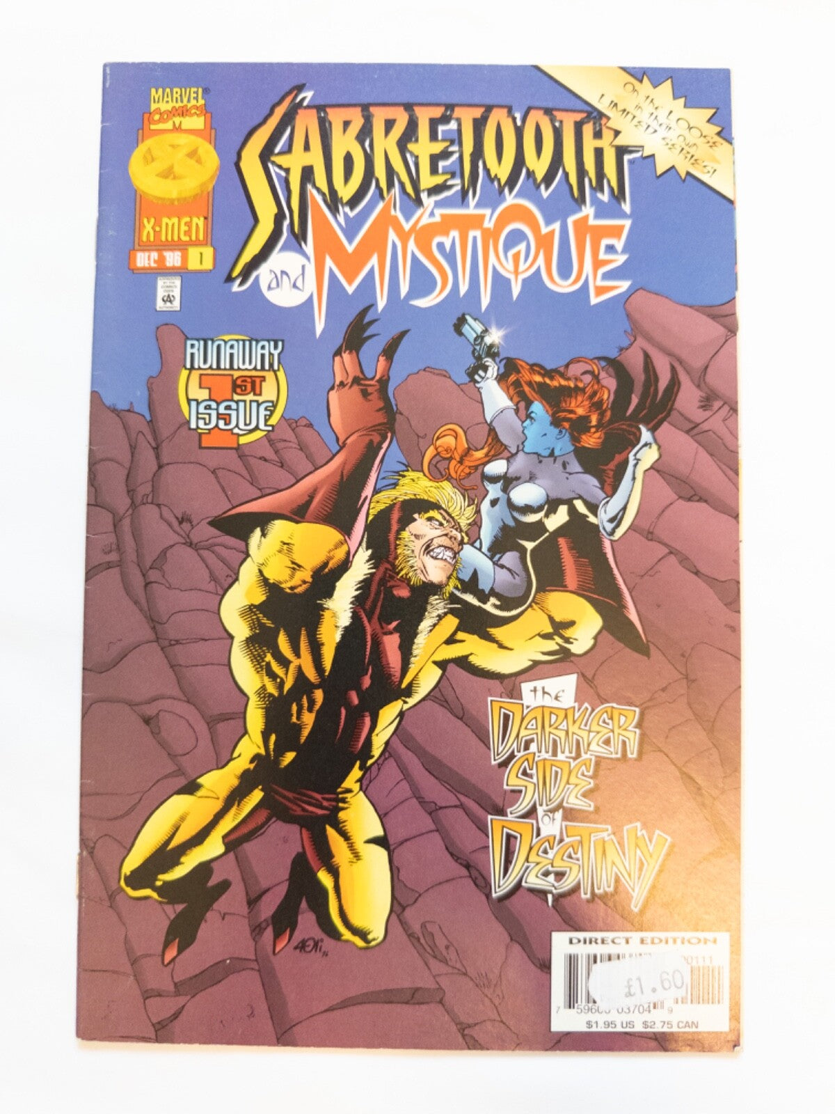 Marvel Comics Sabretooth and Mystique
