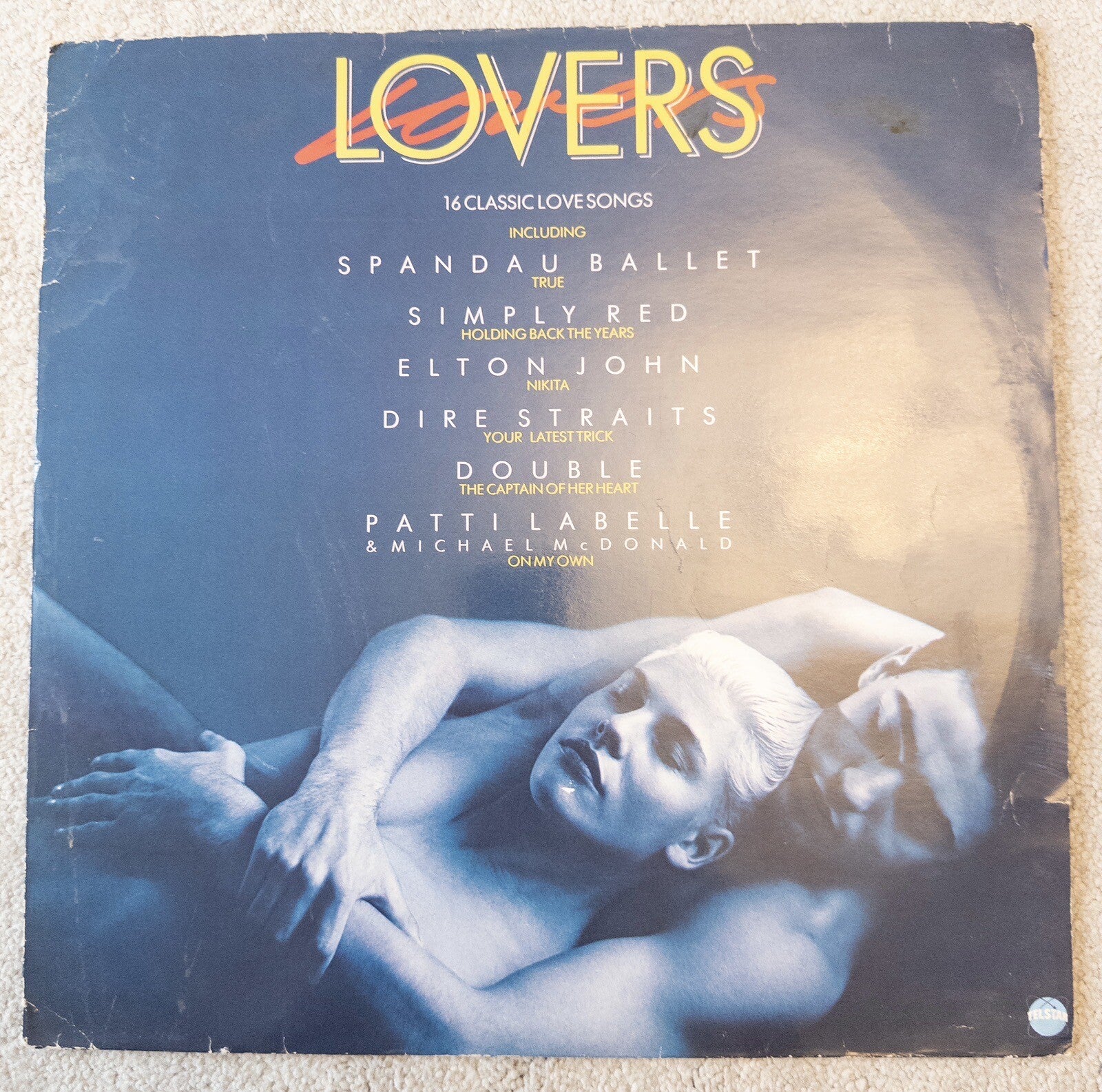 LOVERS Vinyl LP 16 Classic Love Songs 1980's