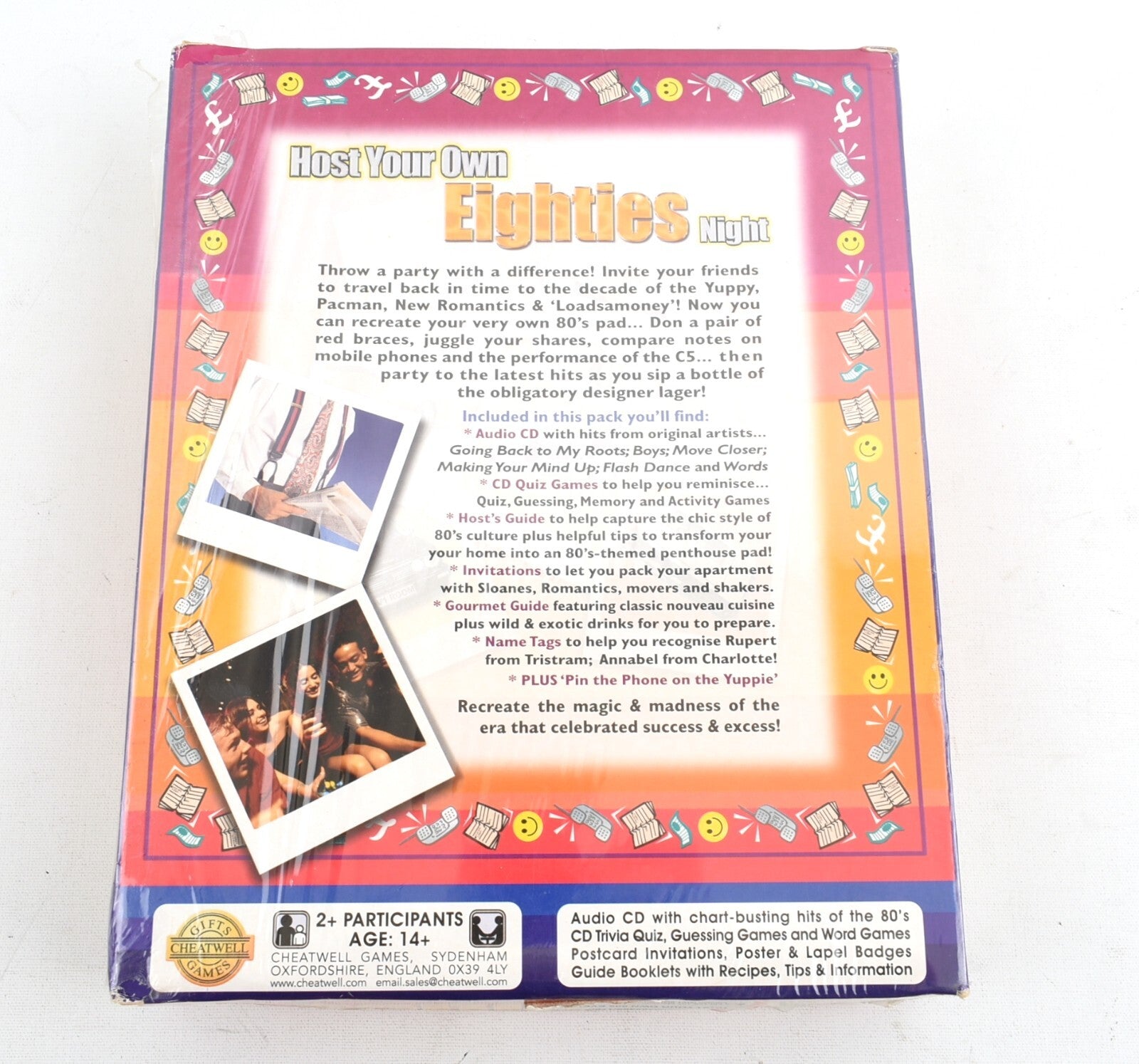 HOST YOUR OWN 80'S PARTY NIGHT , by Cheatwell (2003)