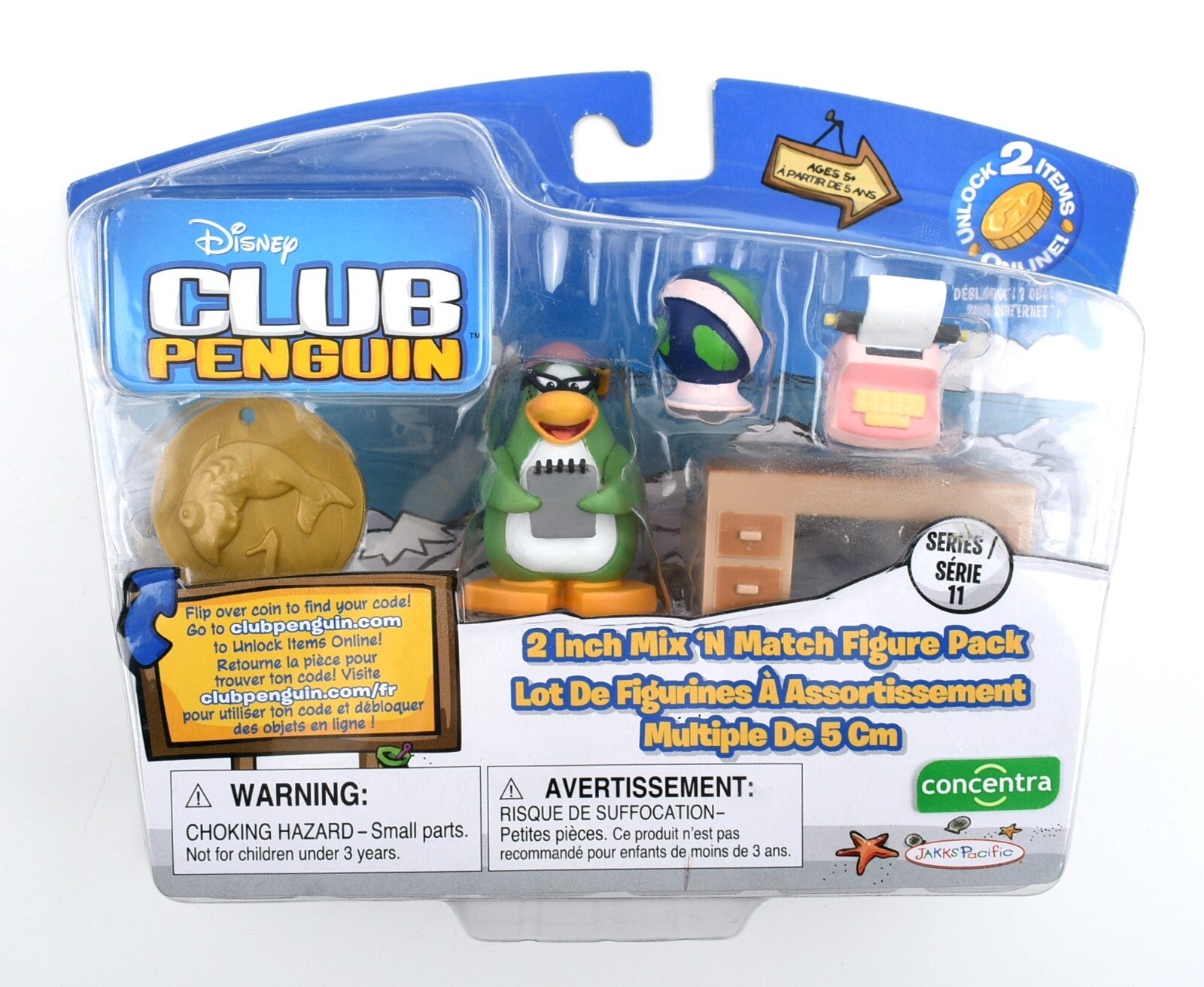 DISNEY Club Penguin - 2" Mix 'n Match Figure Pack