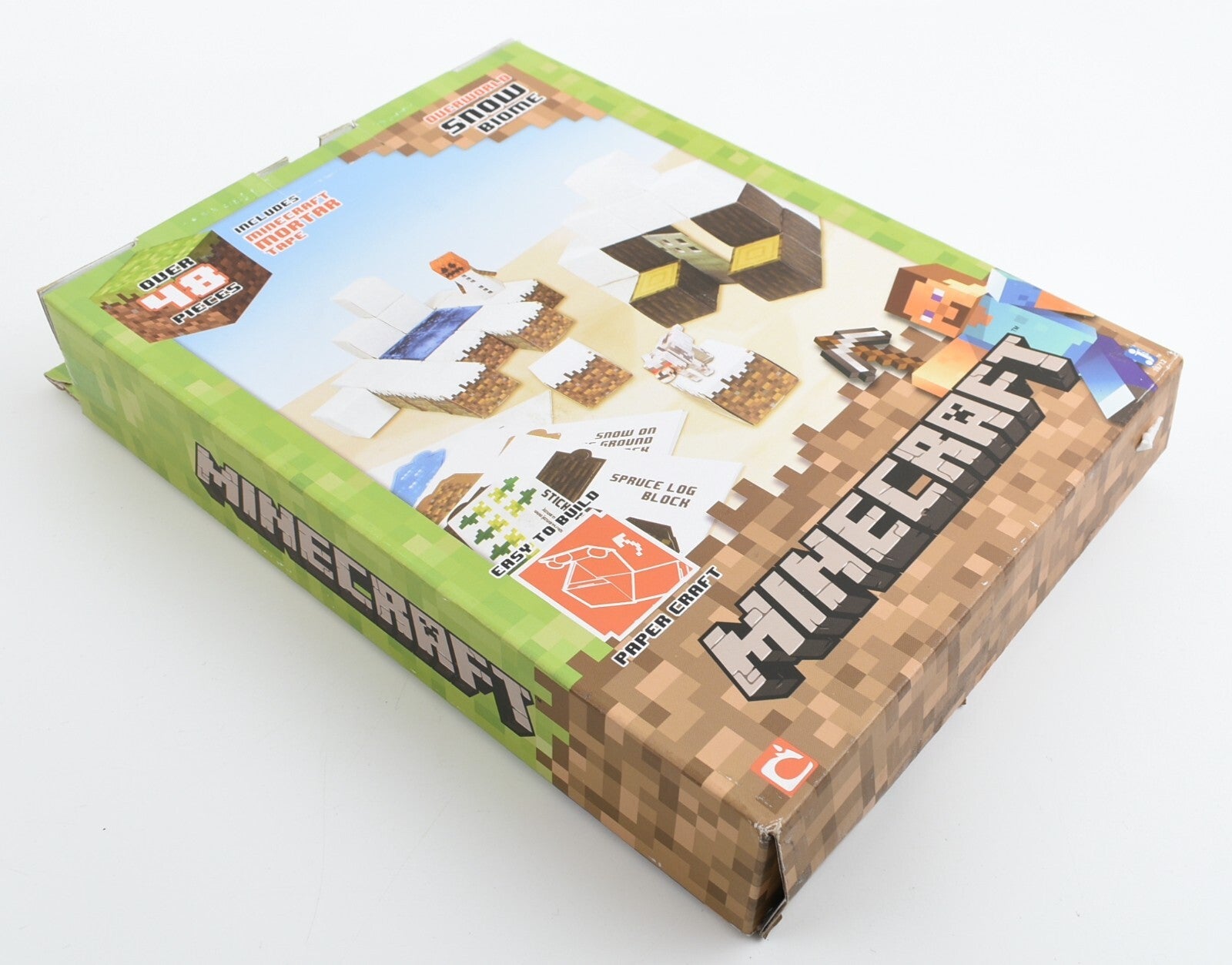 Minecraft Overworld SNOW BIOME - Easy To Build Paper Craft Pack (48+ Pieces)
