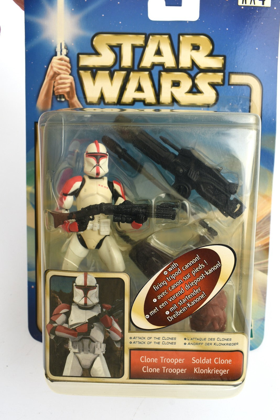 Star Wars: Attack Of The Clones - CLONE TROOPER Action Figure, Hasbro (2002)