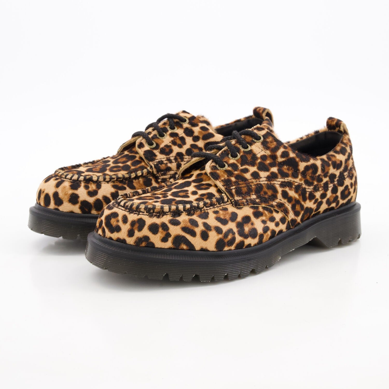 Dr Martens Tortoiseshell Hide Lowell Archive Leopard Print Shoes UK10 RRP£180
