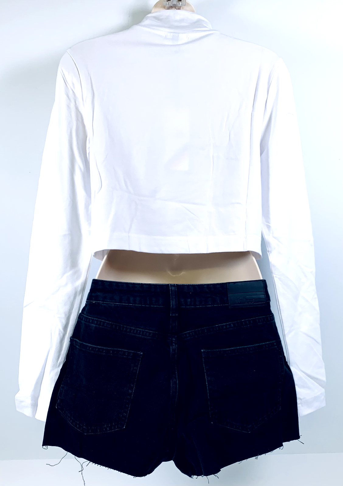 Ellesse Women's Annelisa Long Sleeve Crop Top size XXS