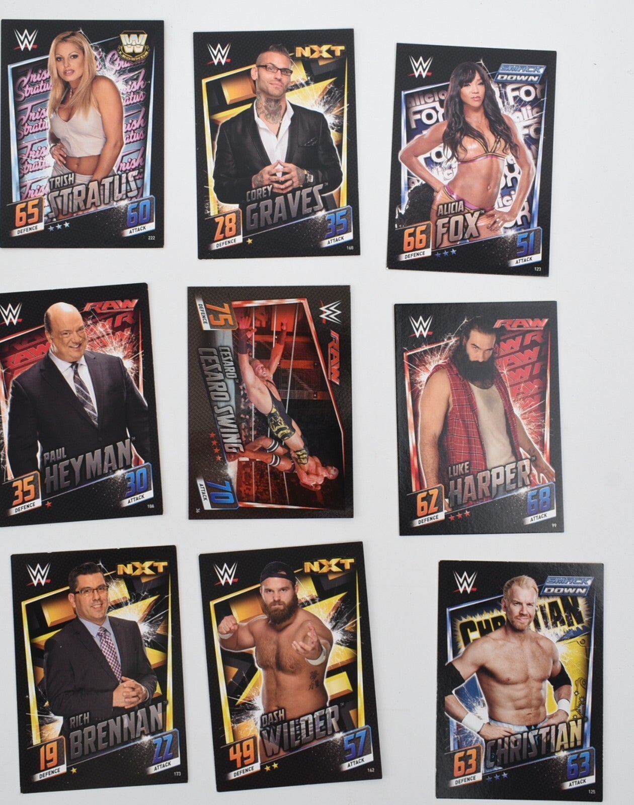 Topps Slam Attax Then Now Forever  - Trading Cards Bundle, Tin + 50 Cards