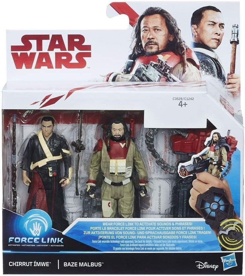 Star Wars: The Last Jedi Chirrut Imwe and Baze Malbus Force Link 2 Pack