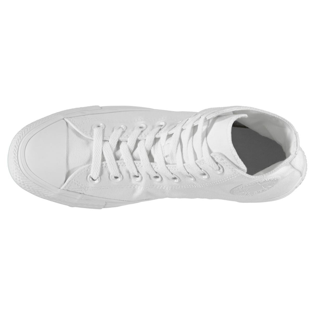 Mens Converse AS Mono White Canvas High Tops Size UK9.5