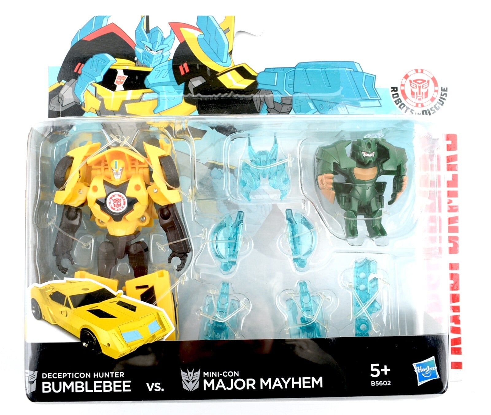 Transformers - Robots in Disguise - BUMBLEBEE vs. Mini-con MAJOR MAYHEM