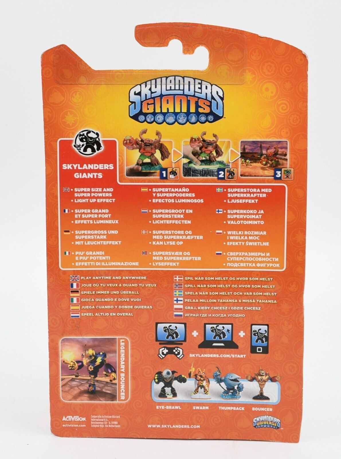 Skylanders Giants - LEGENDARY BOUNCER Figure  **NEW - RARE**
