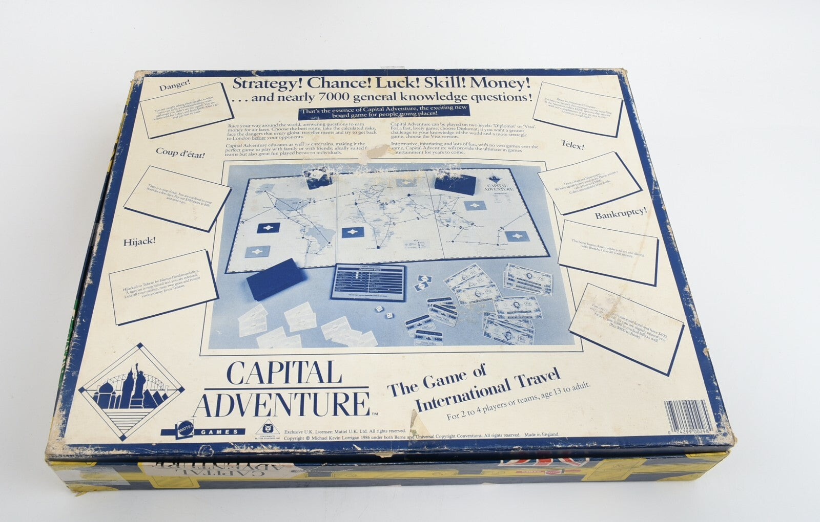 CAPITAL ADVENTURE - Vintage Board Game (1986)