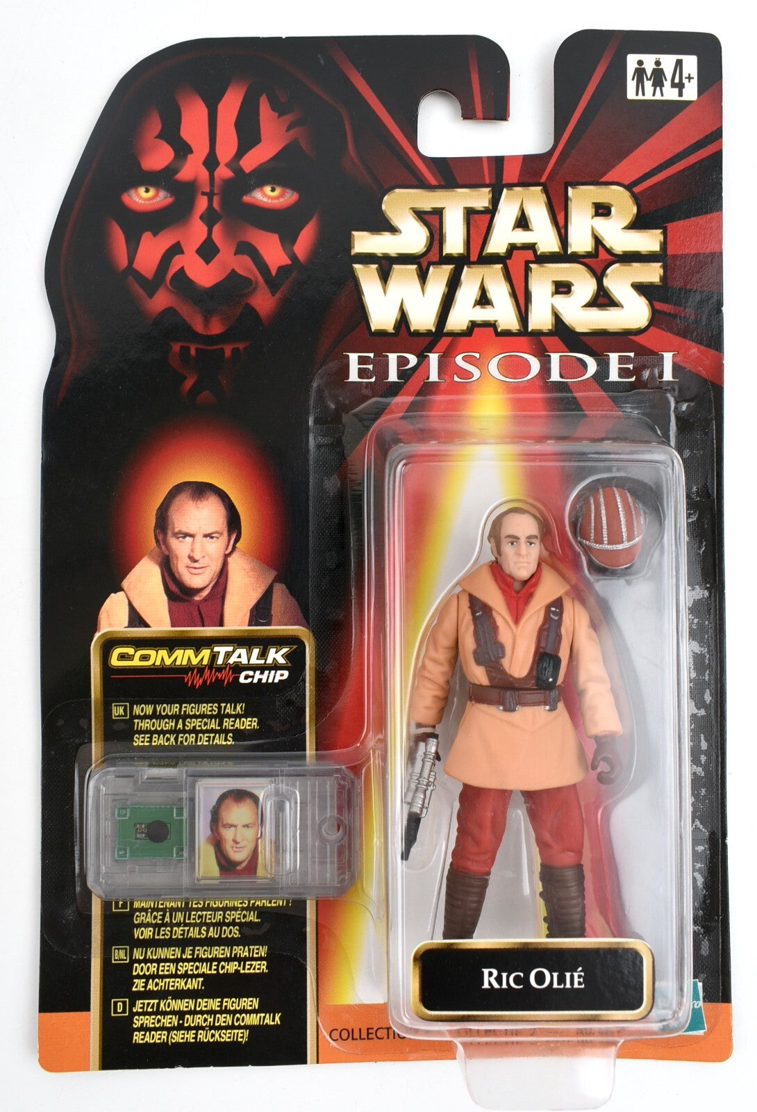 Star Wars: Episode I. ~ RIC OLIE figure (includes CommTalk chip), Hasbro 1999