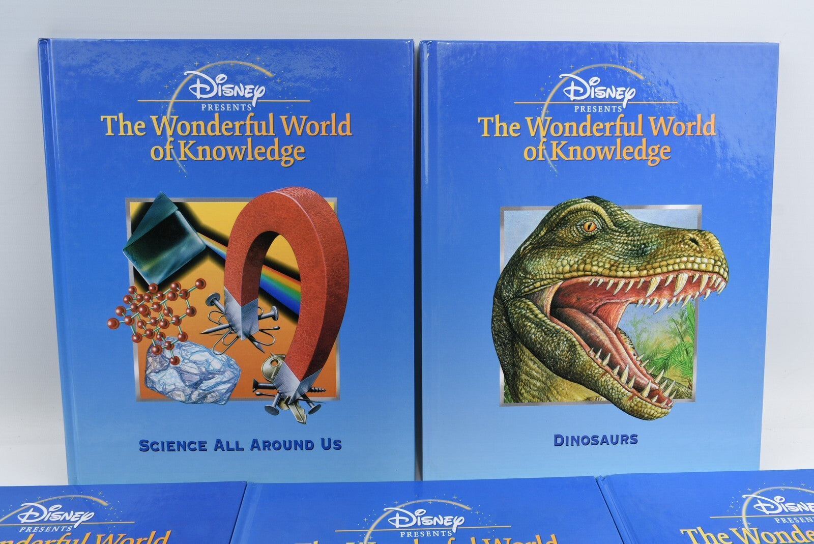 Disney presents THE WONDERFUL WORLD OF KNOWLEDGE - Set of 8 Books (1999)