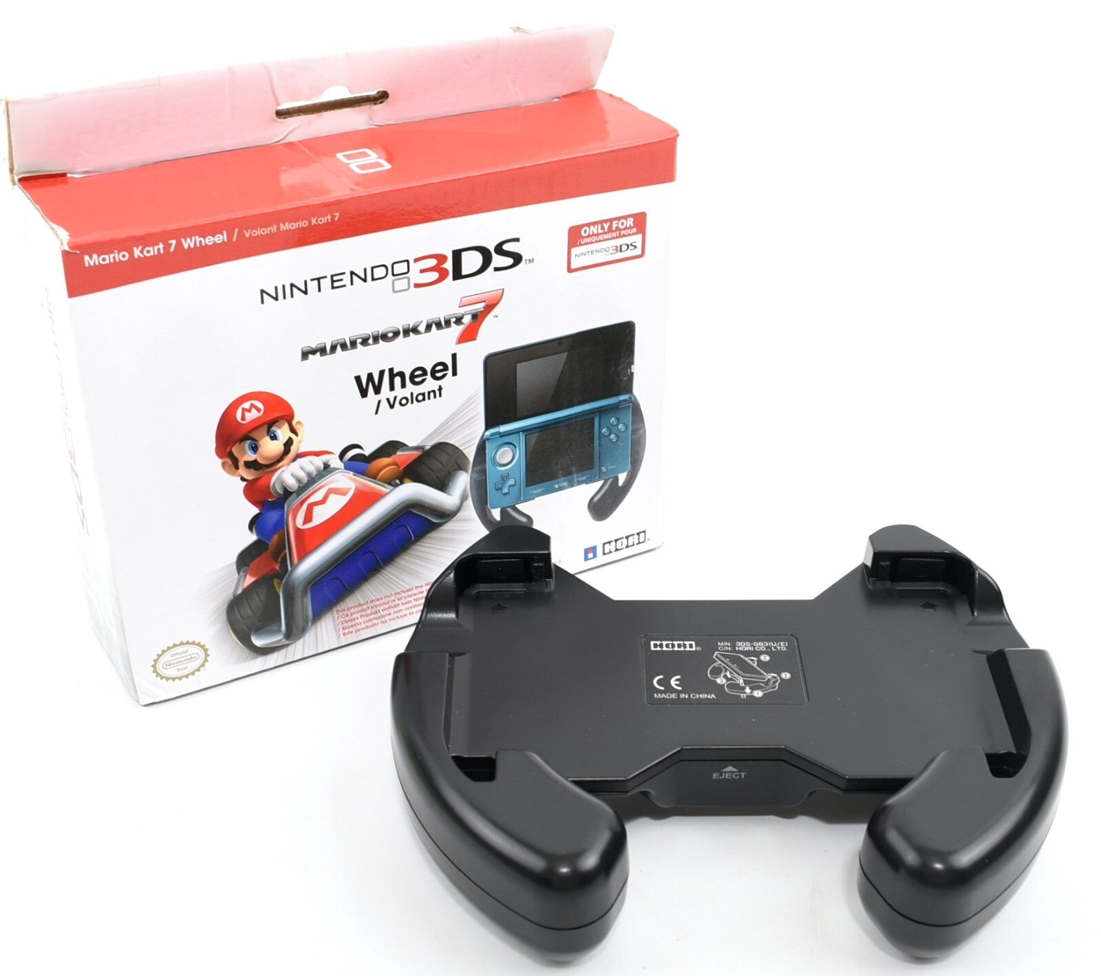 Nintendo 3DS MarioKart 7 Steering Wheel Volant Attachment, Boxed