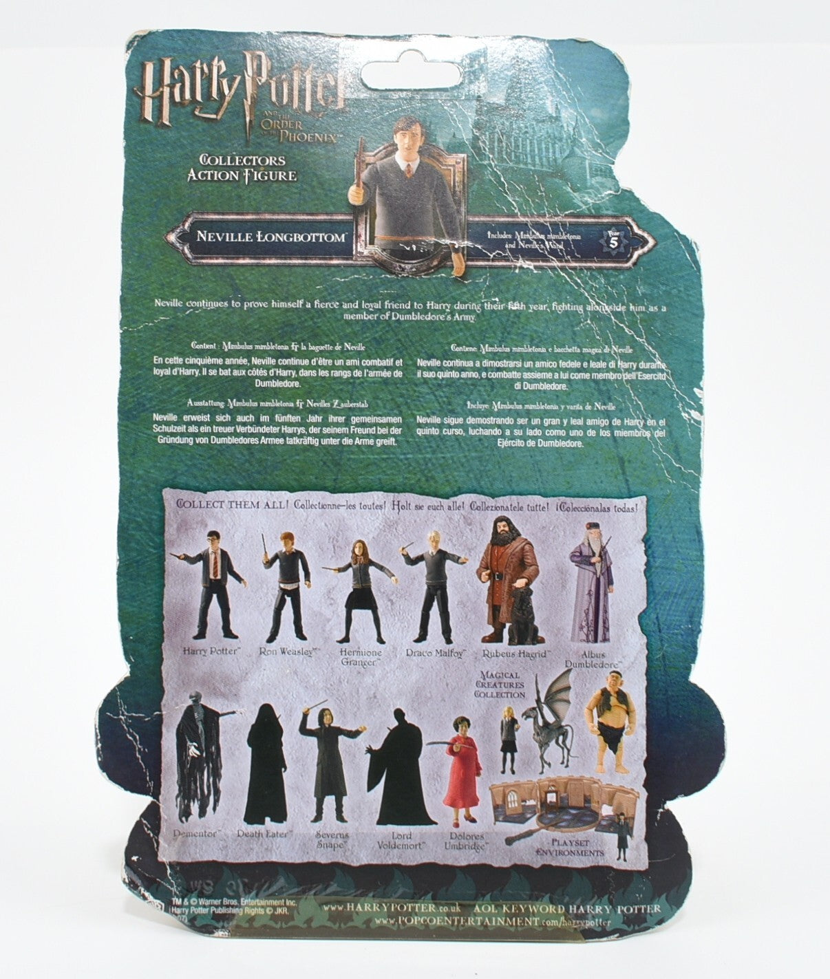 HARRY POTTER and the Order of the Phoenix - NEVILLE LONGBOTTOM Collectors Figure