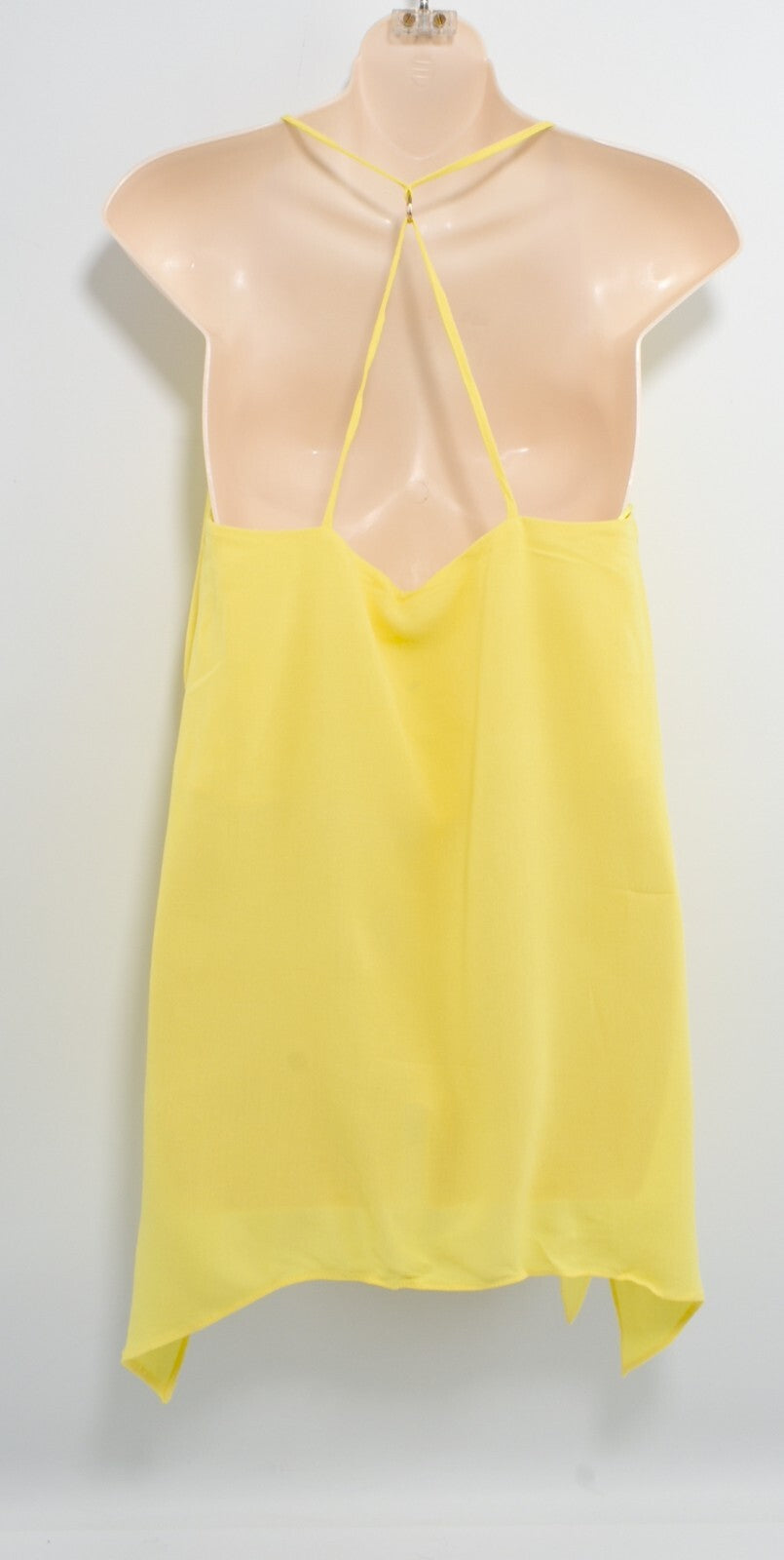 RIVER ISLAND 'Carmen' Womens Sleeveless Top, Yellow, size UK 8