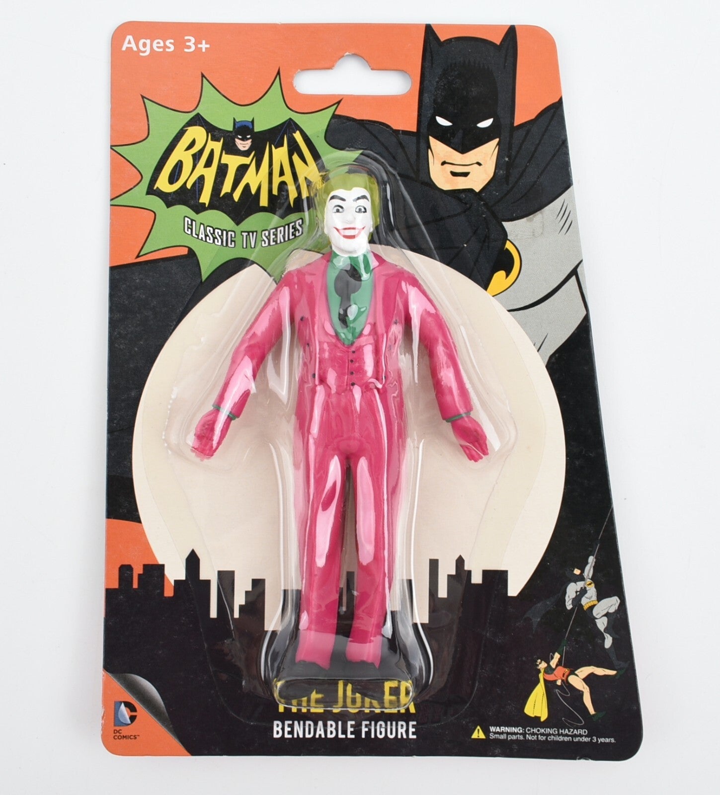 DC Comics Batman Classic TV Series THE JOKER - 5.5 Inch Bendable Action Figure