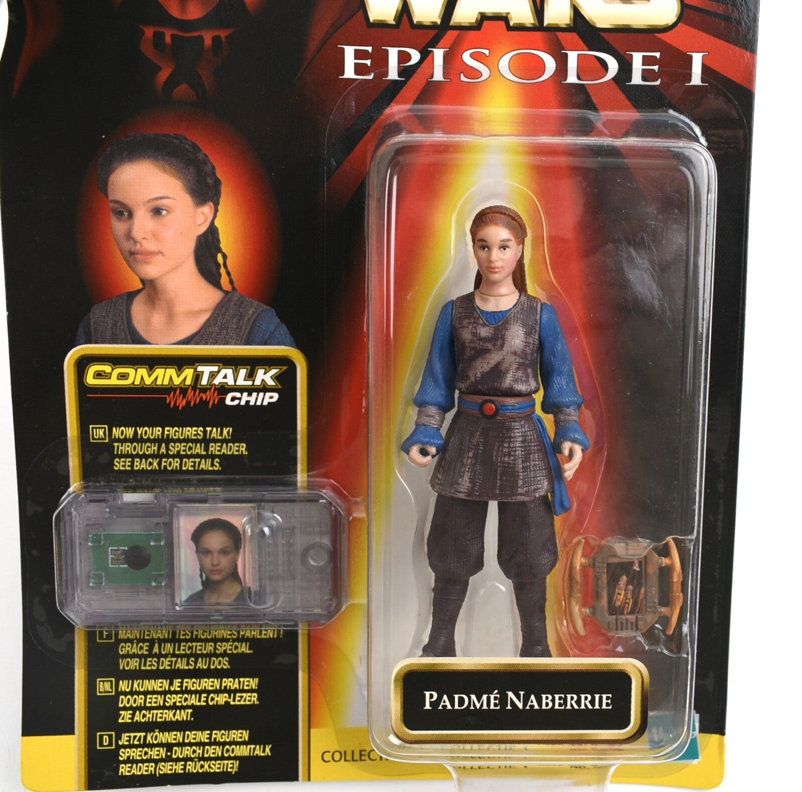 Star Wars: Episode I. ~ PADME NABERRIE (includes CommTalk chip), Hasbro 1999