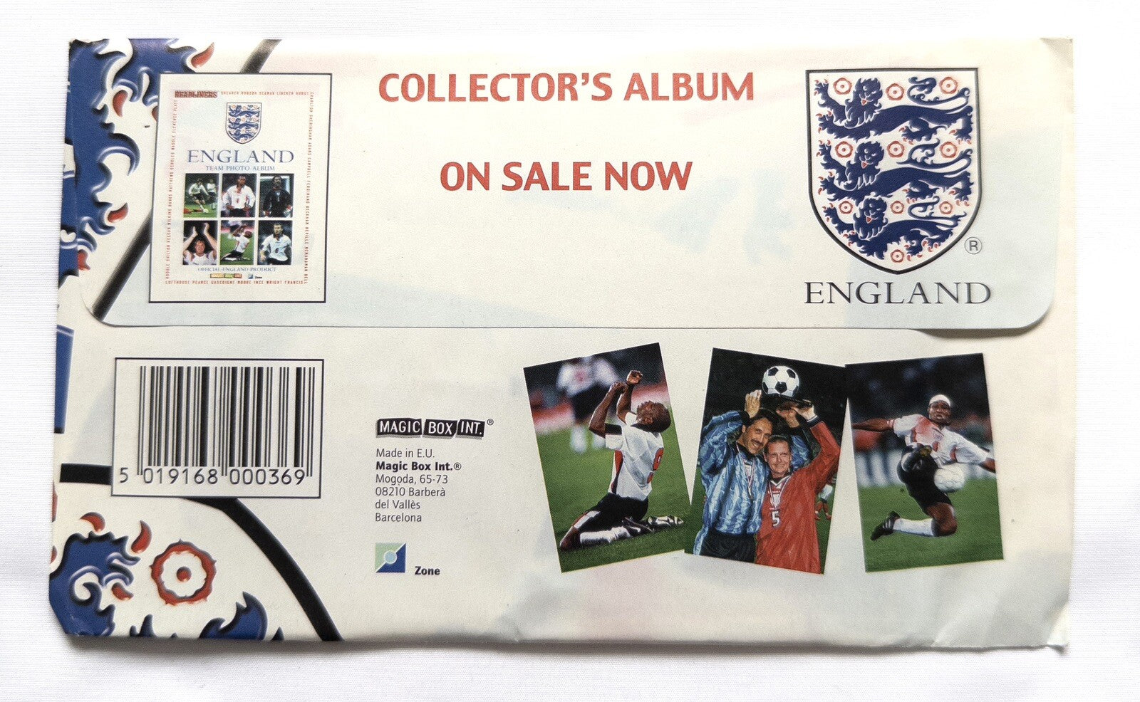 ENGLAND Football Team 8 Original Photographs Unopened