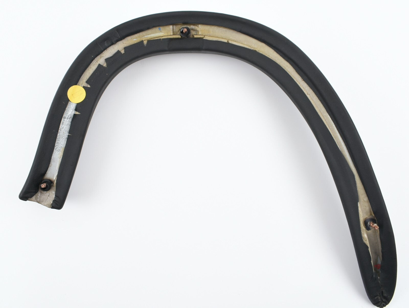 Porsche Boxster 986 - Black Leather Roll Bar Trim (left part) 986.580.511