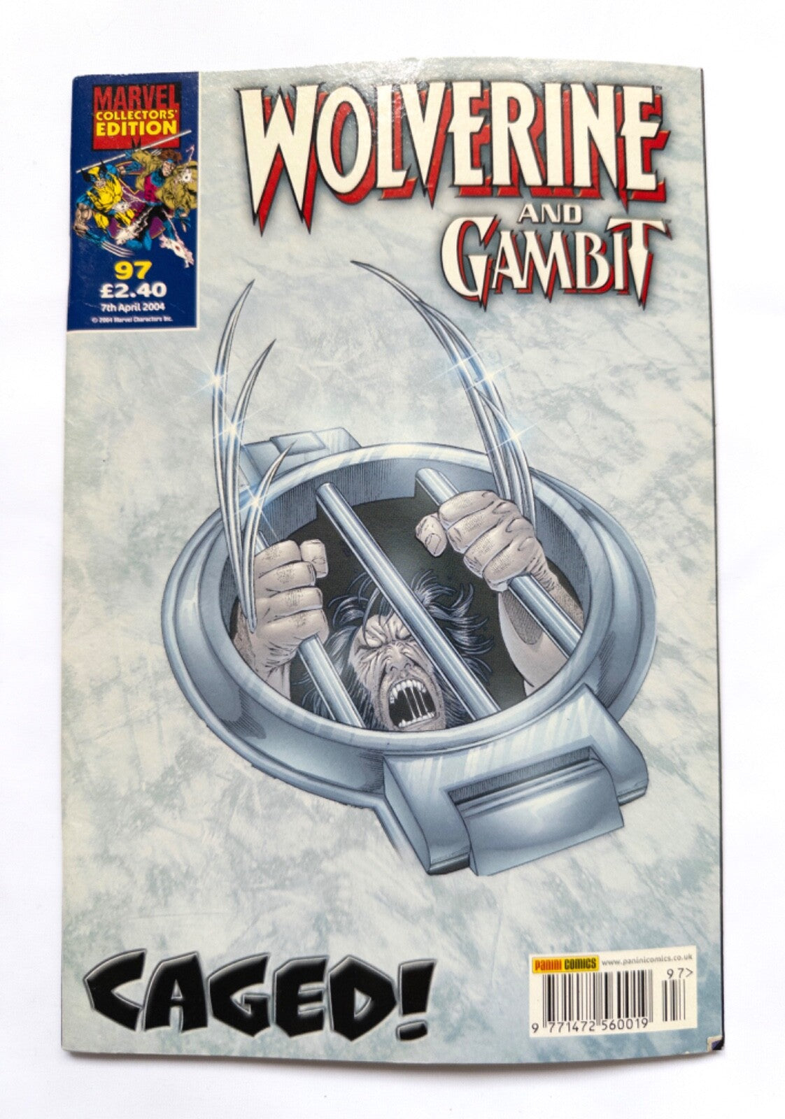 Marvel Collectors Edition Wolverine and Gambit comics