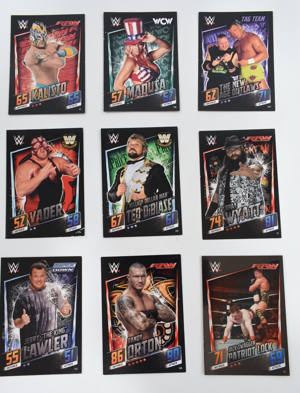 Topps Slam Attax Then Now Forever  - Trading Cards Bundle, Lot of 87 Cards