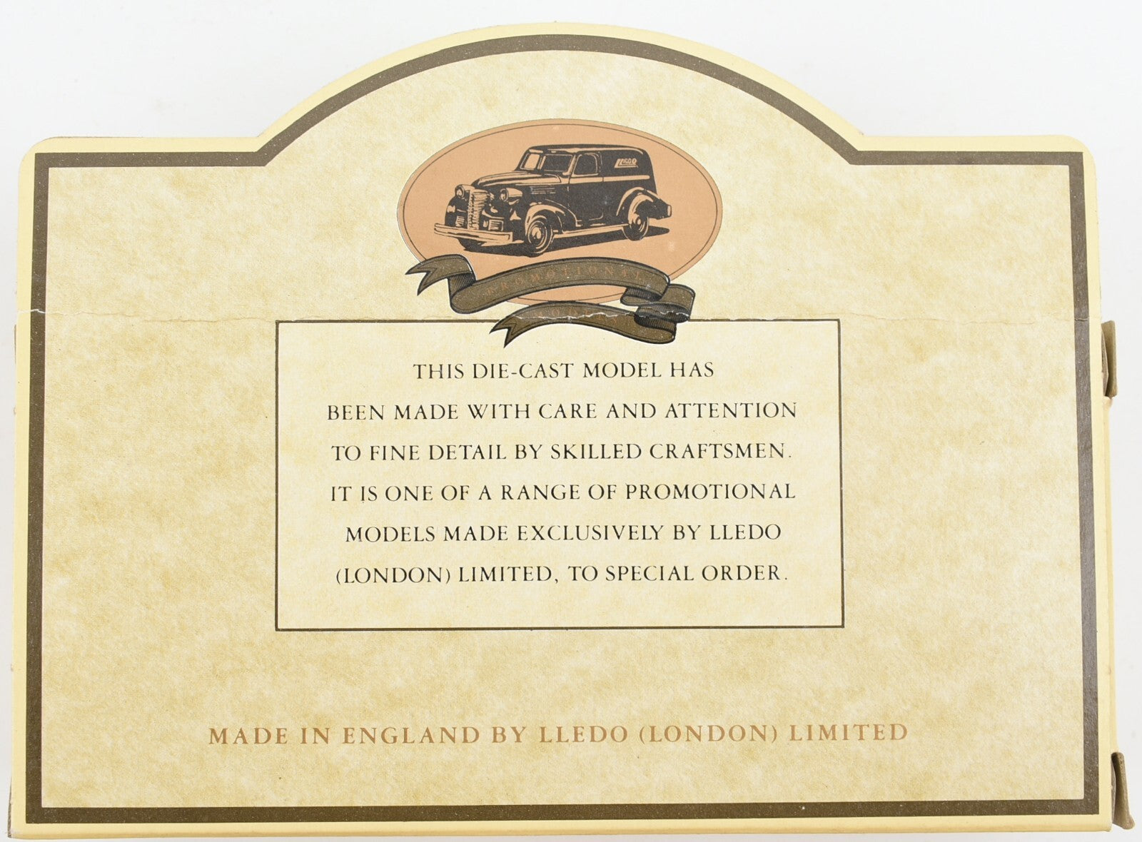 LLEDO Promo Model - 1920 Ford Model 'T' Van - Clifford's Dairies