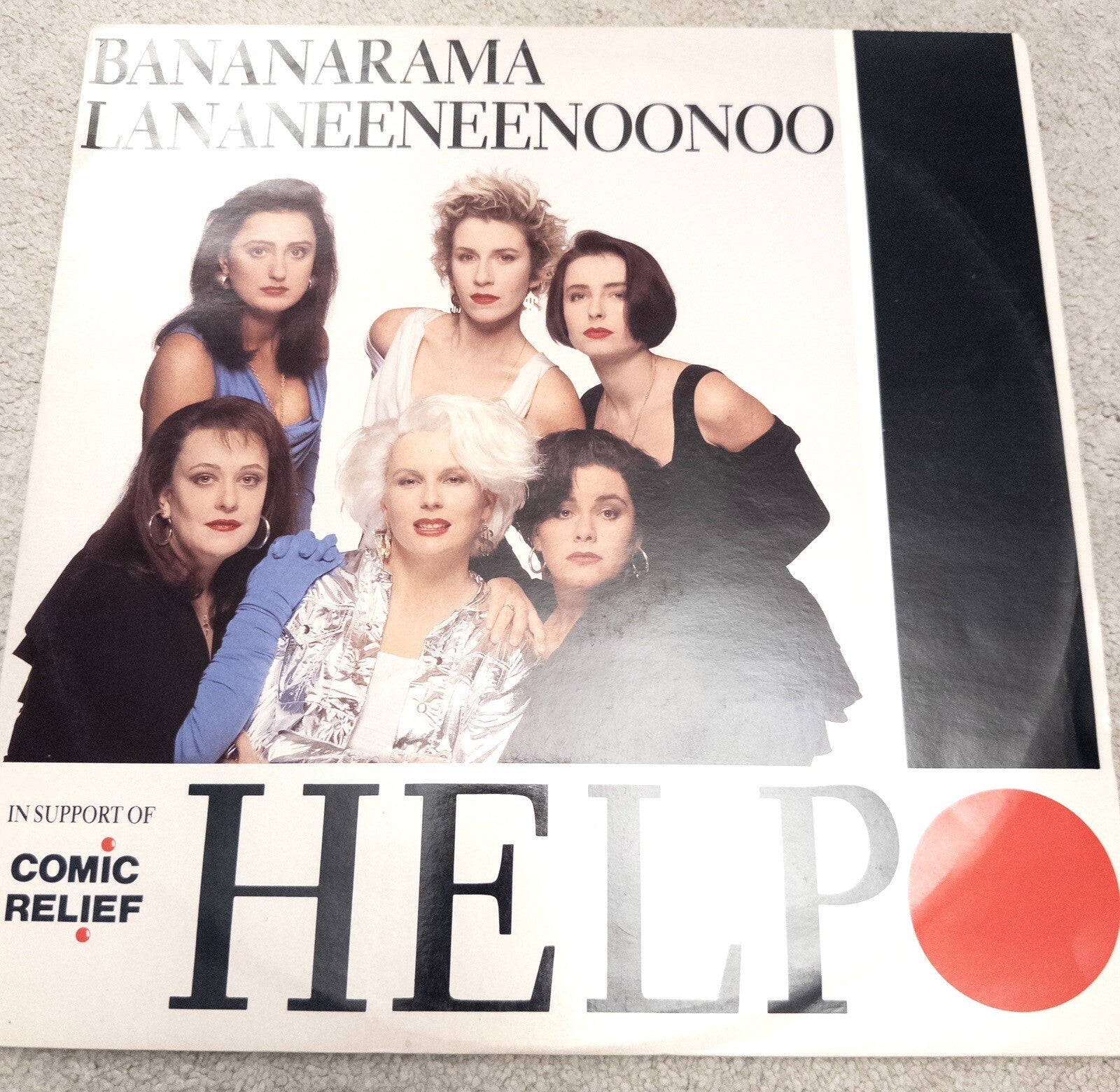 BANANARAMA LANANEENEENOONOO- HELP- Vinyl LP 1989 Comic Relief