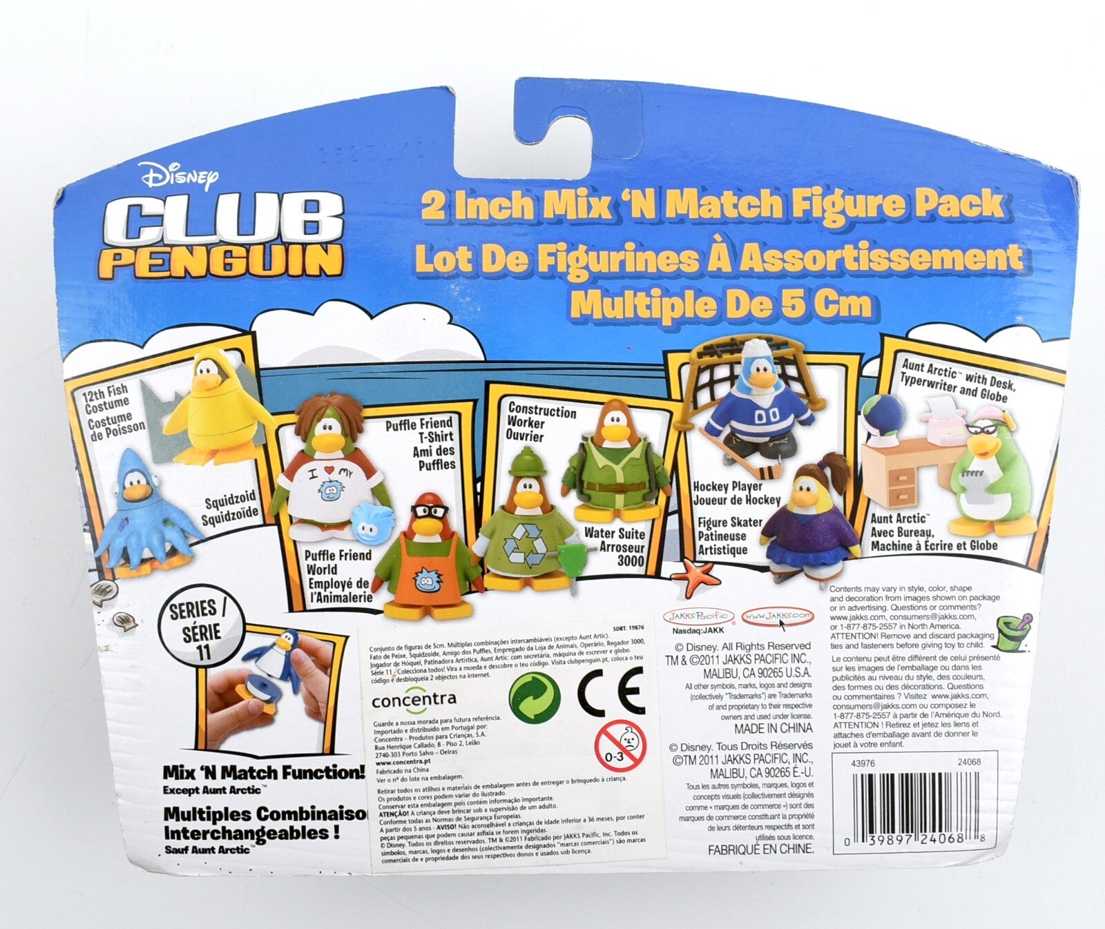 DISNEY Club Penguin - 2" Mix 'n Match Figure Pack
