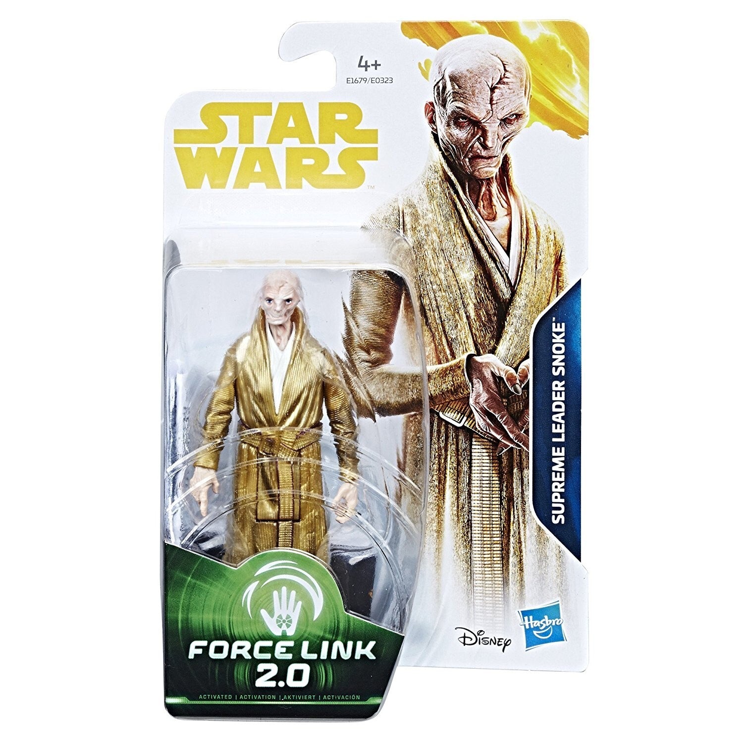 STAR WARS SUPREME LEADER SNOKE Forcelink 2.0 Action Figure
