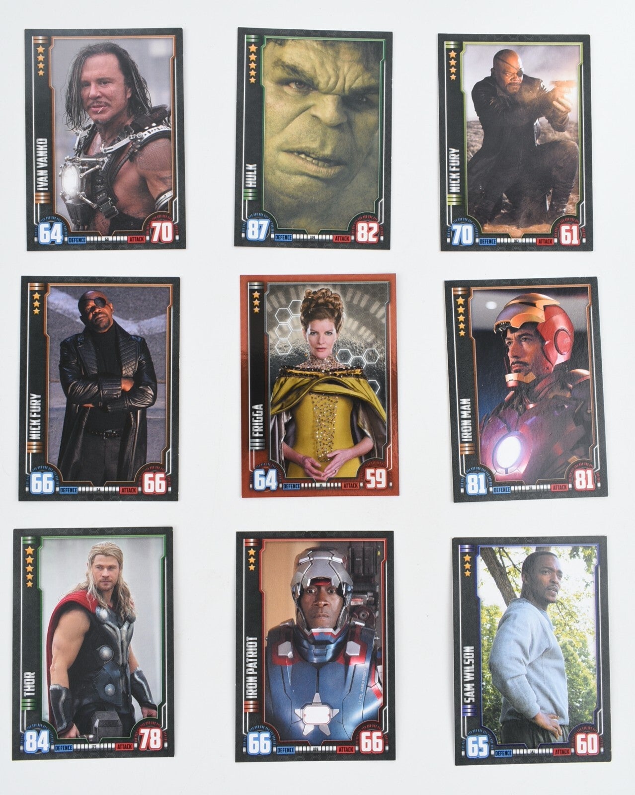 Topps Marvel Hero Attax - Trading Cards Bundle / Lot of 52 Cards