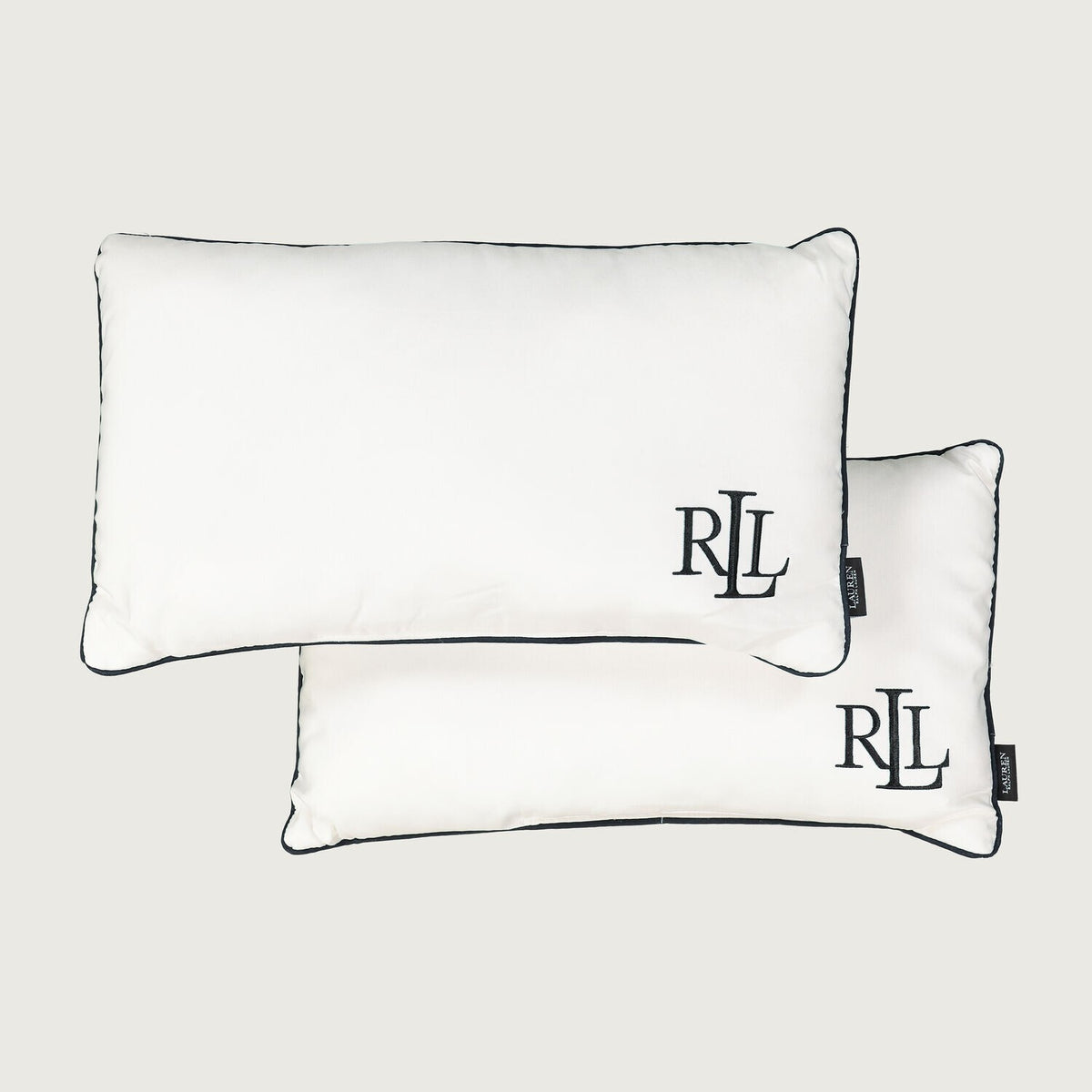 Ralph Lauren White x2 Cushion SET  H: 30cm. W: 57cm  Indoor /Outdoor Garden