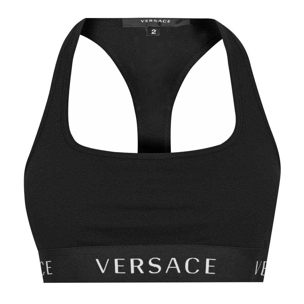 VERSACE Logo Sport Bra/Underwear Top/NEW SIZE 4 (38) UK M/L
