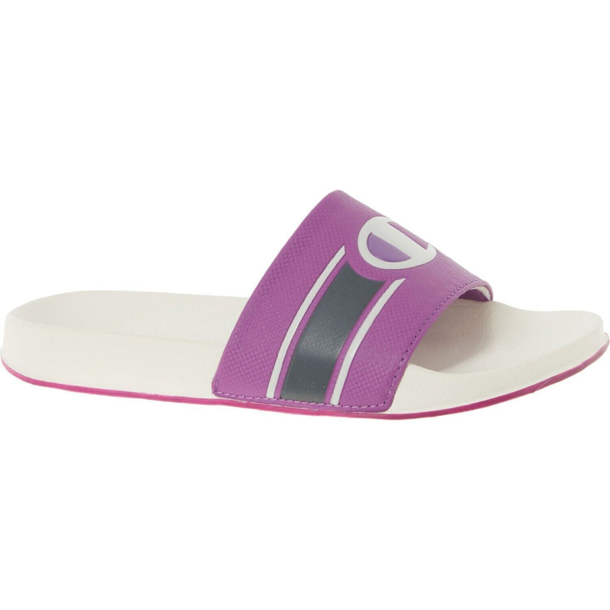 CHAMPION - CONNOR Womens Pool Sliders Summer Sandals, Purple/White, size UK 3