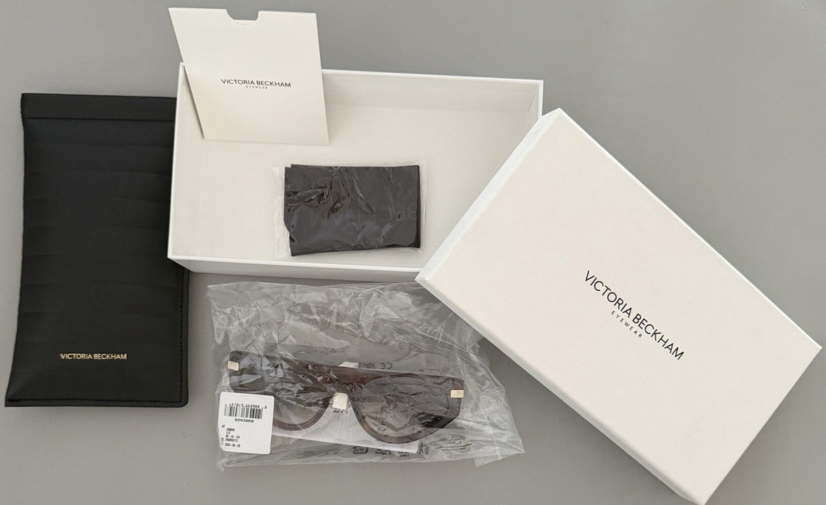 Victoria Beckham VB685S5618215 Women Brown Sunglasses Acetate Shield Eyeglasses