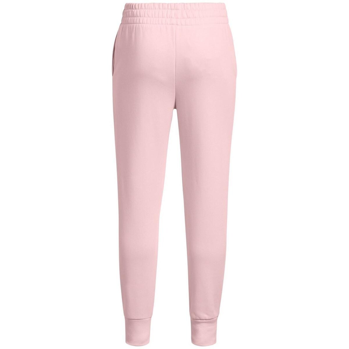 Girls UNDER ARMOUR Joggers Kids Pink Fleece Jogging Bottoms Pocket Size Age 5-6