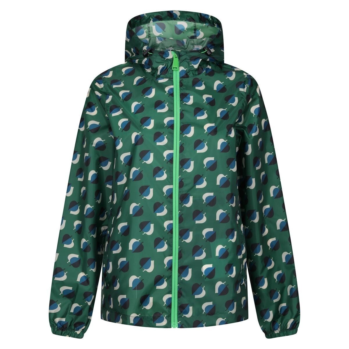 Regatta Orla Kiely Lightweight Waterproof Geometric Hooded Jacket UK10 UKSmall